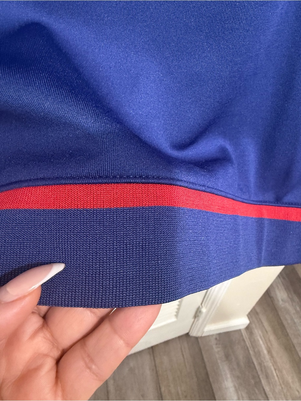 Nike Blue Jacket with Red Accents and FC Barcelona Crest -New - Picture 6 of 6